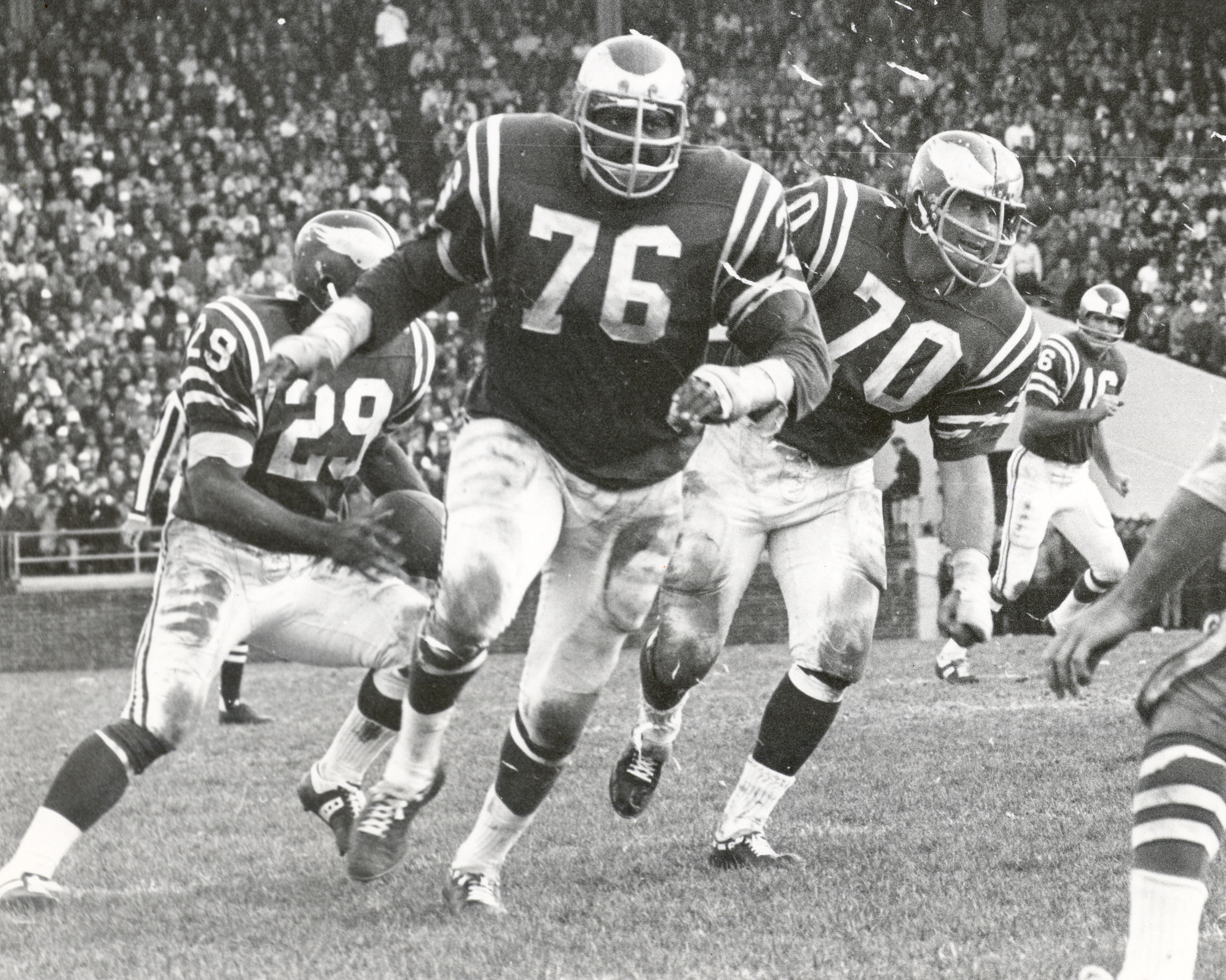 Bob Brown Philadelphia Eagles 1964-68, Los Angeles Rams 1969-70