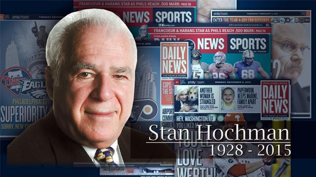 Tribute to Stan Hochman on 4-10-2015 - the day after he died.